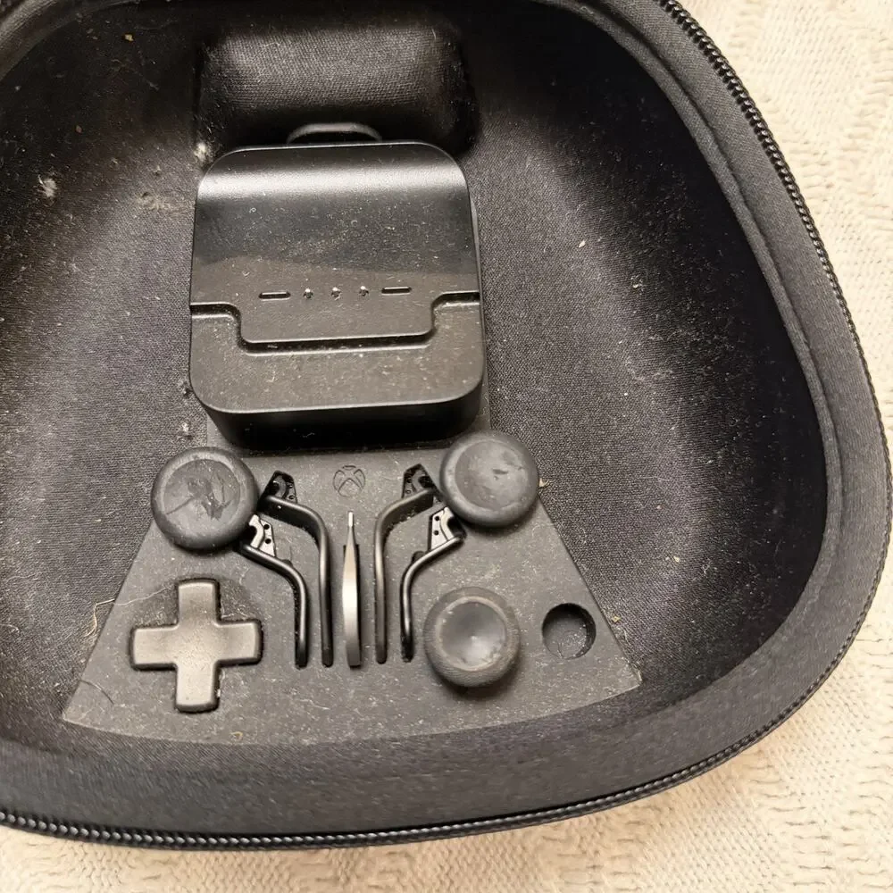 Bundle of 2 Xbox Elite Series 2 Wireless Controller - Black Box w/ Case + Acc